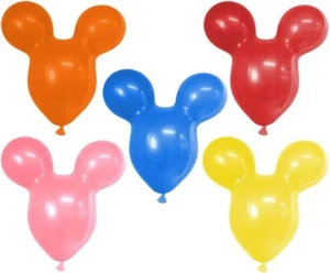 PMU Mouse Head Shaped Balloon 15 Inch PartyTex Premium Latex Great for Parties - Picture 1 of 53