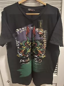 VINTAGE DEADSTOCK ED HARDY DRAGON TEE BIG AND TALL SIZE 2XL - Picture 1 of 4