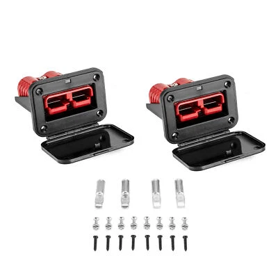 175A 600V Car Battery Quick Connect Disconnect Winch Connector Gauge Cable Set - Image 1 of 4
