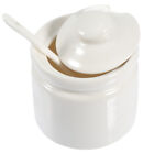  Porcelain Sugar Bowl Coffee Suger Jar Crock Milk Western Style