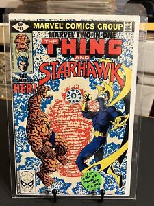 Marvel Two in One #61 The Thing & 1st App of Ayesha HER 1980 FN/VF 👀🔥