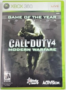 XBOX 360 : CALL OF DUTY 4 : MODERN WARFARE !! GOTY Complete w/Manual - Picture 1 of 2