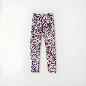 Old Navy Girls Powersoft Floral Leggings Size M Compression - Picture 1 of 6