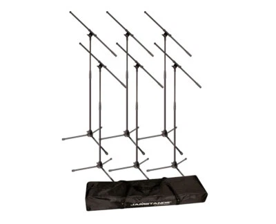 Ultimate Support JamStands JS-MCFB6PK 6-Pack Tripod Mic/Microphone Boom Stand - Image 1 of 2