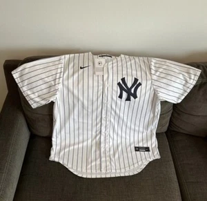 Nike Authentic Pinstripe New York Yankees Giancarlo Stanton #27 Jersey Men’s XL - Picture 1 of 6