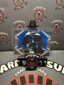 2023 Star Wars two Darth Vader Blue cards from obi wan kenobi hobby box - Picture 1 of 2