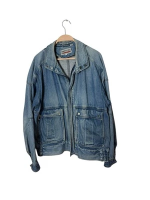 Vintage Members Only Express Denim bomber jacket mens size L - Image 1 of 4