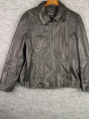 DonnyBrook Women's Jacket 100% Leather Black Biker Size xl - Image 1 of 4