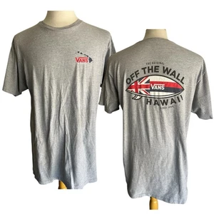 VANS HAWAII (2019) Official Men’s "Off The Wall" Surf Classic Fit T-Shirt Large - Picture 1 of 6