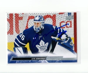 ILYA SAMSONOV autographed SIGNED '22/23 TORONTO MAPLE LEAFS "Upper Deck" card - Picture 1 of 1