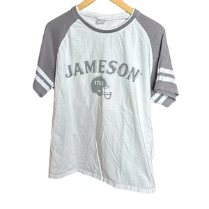 Camiseta de fútbol Marlboro Miles Jameson gris blanca 100 % algodón talla XL - Imagen 1 de 6