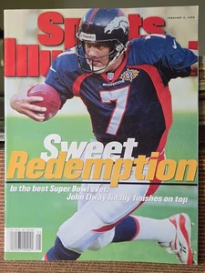 Sports Illustrated February 2, 1998 John Elway Front Cover No Label - Picture 1 of 1