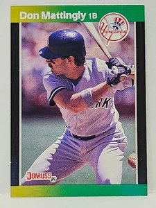 Donruss Baseball's Best Don Mattingly 1989 #1 New York Yankees - Imagen 1 de 2