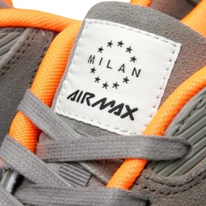 Nike Air Max 90 Milano QS Iron Sail Total Orange - Picture 1 of 3
