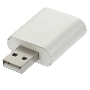 Hochleistungs -Aluminium USB externer Stereo -Klangadapter für und - Afbeelding 1 van 12