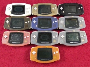Consola Nintendo Gameboy Advance juego de 10 chatarra de color aleatorio japonés para repuestos - Imagen 1 de 4
