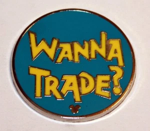 2010 Hidden Mickey - Pin Trading Phrases - Wanna Trade? - Bild 1 von 1