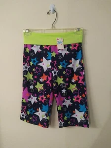 Justice girls bottom only sleepwear 8 polyester multicolor stars pull on cropped - Picture 1 of 4