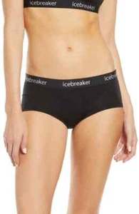 Icebreaker Women's Sprite Wool Blend Panties in Black Size XS L48255 - Picture 1 of 3