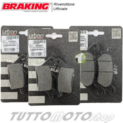 Pastiglie YAMAHA MWD Tricity 300 2020 2021 2022 2023 Kit Ant Post BRAKING MWD300 - Immagine 1 di 4