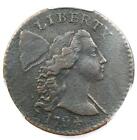 1794 LIBERTY CAP LARGE CENT 1C COIN - CERTIFIED PCGS VF DETAILS - NEAR EXTRA FINE 
