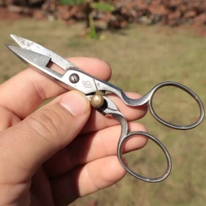 Vintage Norvell Shapleigh Germany Button Hole Diamond Edge Scissors Antique Rare - Picture 1 of 5