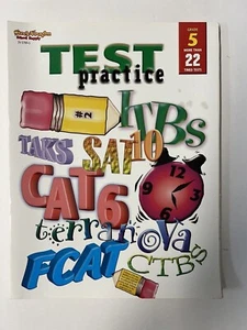 Test Practice Grade 5~Steck-Vaughn~1999 Paperback~Standardized Testing - Picture 1 of 5