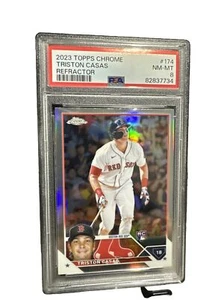 TRISTON CASAS 2023 Topps cromo #174 refractor radiocontrol novato PSA 8 casi nuevo-como nuevo - Imagen 1 de 2