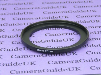 55mm to 67mm Male-Female Stepping Step Up Filter Ring Adapter 55mm-67mm  - Image 1 of 2