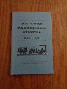 Scribner's Americana Review: Railway Passenger Travel 1825-1880 SC 1962 - Imagen 1 de 1