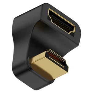 U-Shape 4K 8K HDMI to HDMI Adapter 2.1 UHD HDMI Male to 180 Degree HD aa - Picture 1 of 7