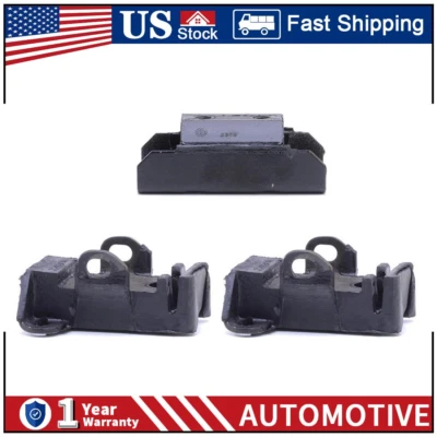 Soportes de motor y montaje de transmisión 3 piezas para Chevrolet Camaro, Impala, Corvette PZ Foto 1 de 4