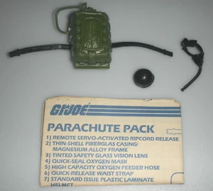 1985 Vintage G.I. GI Joe Lot ARAH 3.75 Mail Away HALO Parachute Pack *Complete - Picture 1 of 5