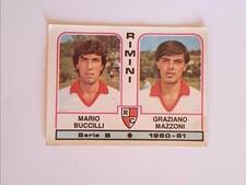 1980-81 Panini Calciatori Marco Buccilli/Graziano Mazzoni Rimini #476