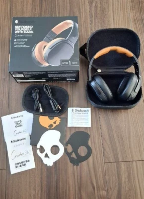 Skullcandy Crusher 360 Wireless Headphone S6MBW-J373 Black Tan Sub Woofer Japan - Image 1 of 4
