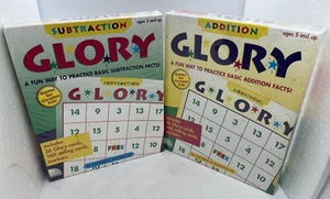 NIB 2 GLORY GAMES ADDITION & SUBTRACTION FOR CHRISTIAN KIDS MAKES LEARNING FUN! - Picture 1 of 4