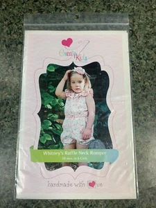 Create Kids Couture - patrón de mono cuello volante de Whitney's - Imagen 1 de 1