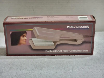 NUEVA PLANCHA PRENSADORA DE CABELLO PROFESIONAL VINTAGE VIDAL SASSOON MODELO VS-142 Foto 1 de 4