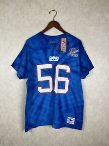 Men's Mitchell & Ness Lawrence Taylor Royal New York Giants Tie-Dye Tee Size L