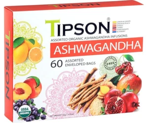 Tipson Organic Ashwagandha Variety Tea Sampler (60 Tea Bags), Tea Infusions - Picture 1 of 2