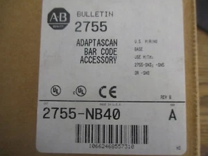 Allen Bradley Model: 2755-NB40 Barcode Accessory. New Old Stock - Picture 1 of 3