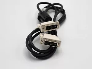New Dell/HP Male to Male 5ft 18 Pin M - M DVI - D Black Cable - Picture 1 of 3