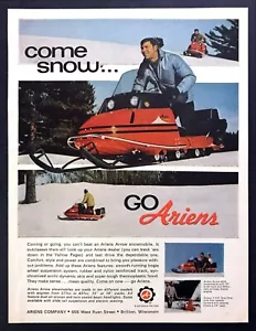 Ariens Arrow 400L 1971 moto de nieve foto ""Los supera a todos"" anuncio impreso vintage - Imagen 1 de 1
