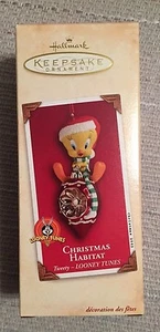 Hallmark Keepsake Looney Tunes Tweety Christmas Habitat 2002 Ornament - NIB - Picture 1 of 2
