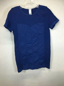 Fabletics Delta Seamless Kurzarm Oberteil M Blau T-Shirt Stretch - Bild 1 von 4