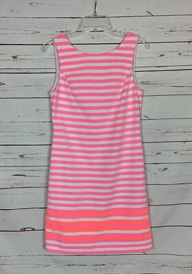 Lilly Pulitzer Women's S Small Pink Striped Sleeveless Eden Shift Party Dress - Image 1 of 4