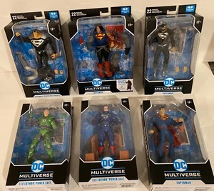 LOT OF 6 SUPERMAN / LEX LUTHOR DC MULTIVERSE FIGURES -NEW 52. REBIRTH, D METAL + - Picture 1 of 8