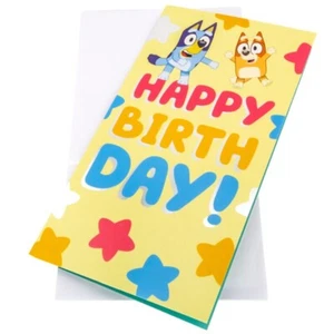 Tarjeta De Cumpleaños Bluey Mercancía Oficial - Imagen 1 de 5