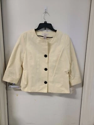 Chaqueta vintage Covington "Trapecio doble crema" nueva con etiquetas - Talla L Foto 1 de 4