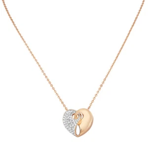 SWAROVSKI Guardian Heart Rose Gold Plated Necklace - #5292396 no box - Picture 1 of 2